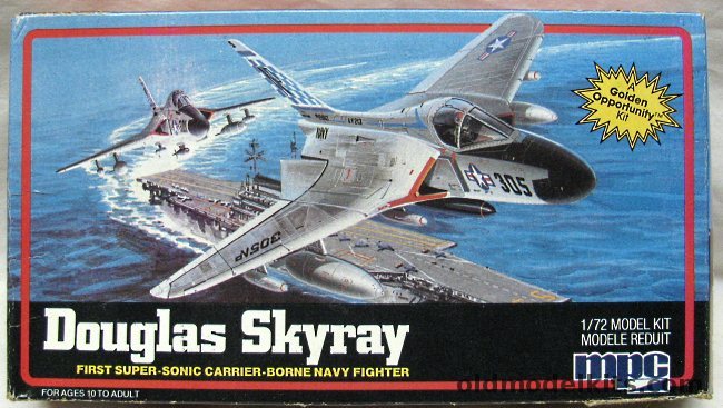 MPC 1/72 F4D-1 Skyray - (F4D1) US Navy VF213 - ex-Airfix, 1-4211 plastic model kit